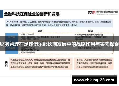财务管理在足球俱乐部长期发展中的战略作用与实践探索